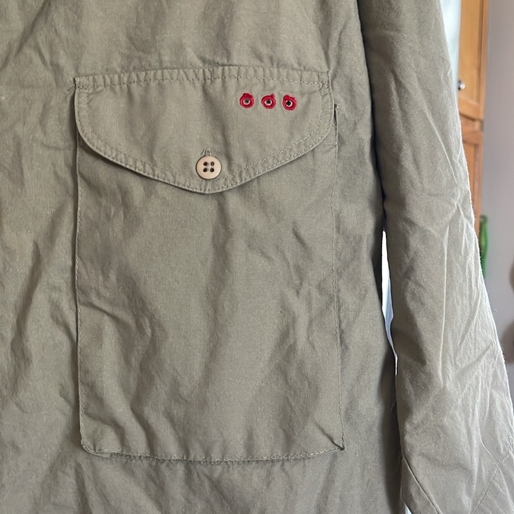 Columbia Men's Casual Button Down Shirt - Tan - Picture 5 of 10